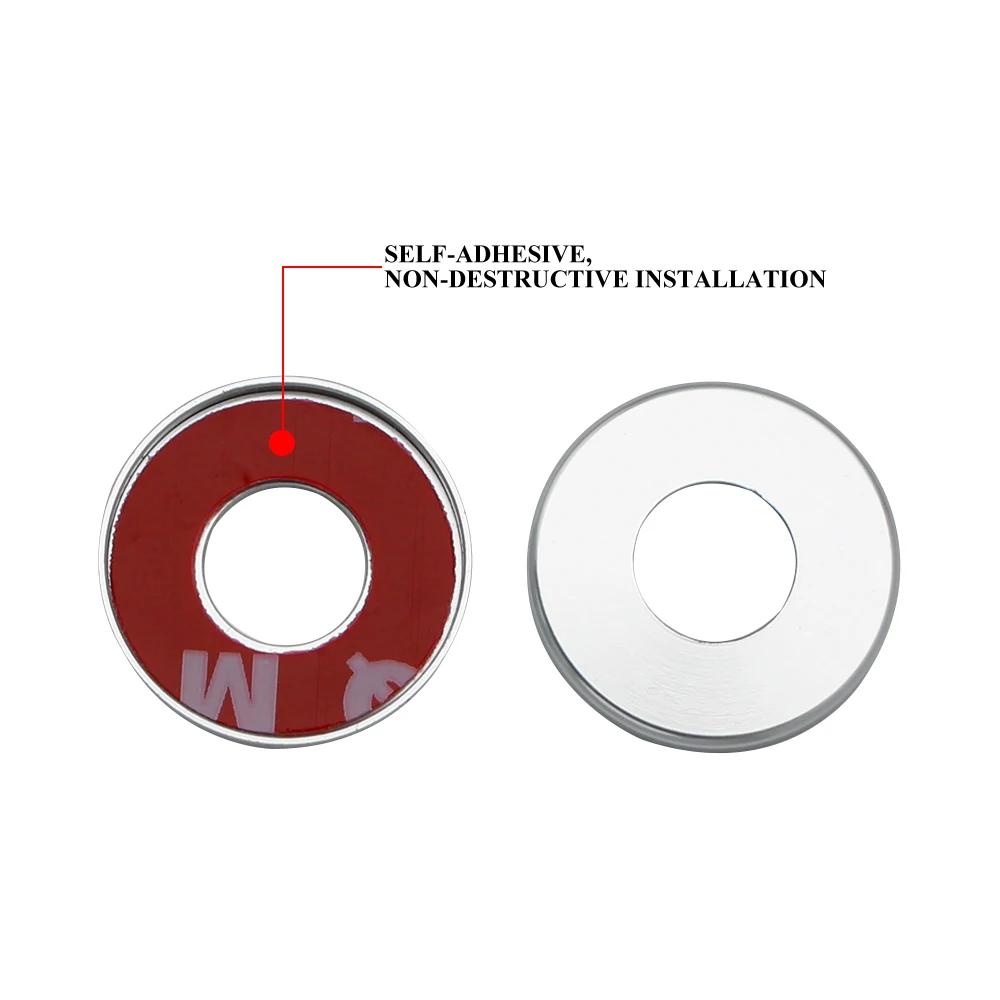 For Mercedes Benz C Class W205 2015-2018 GLC 2017-2019 E Class W213 2016-2019 Door Lock Pins Cover Trim Sticker Accessories