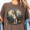 Vintage Beagle Komfortfarben® T-Shirt: Unisex Retro Hundeliebhaber Shirt
