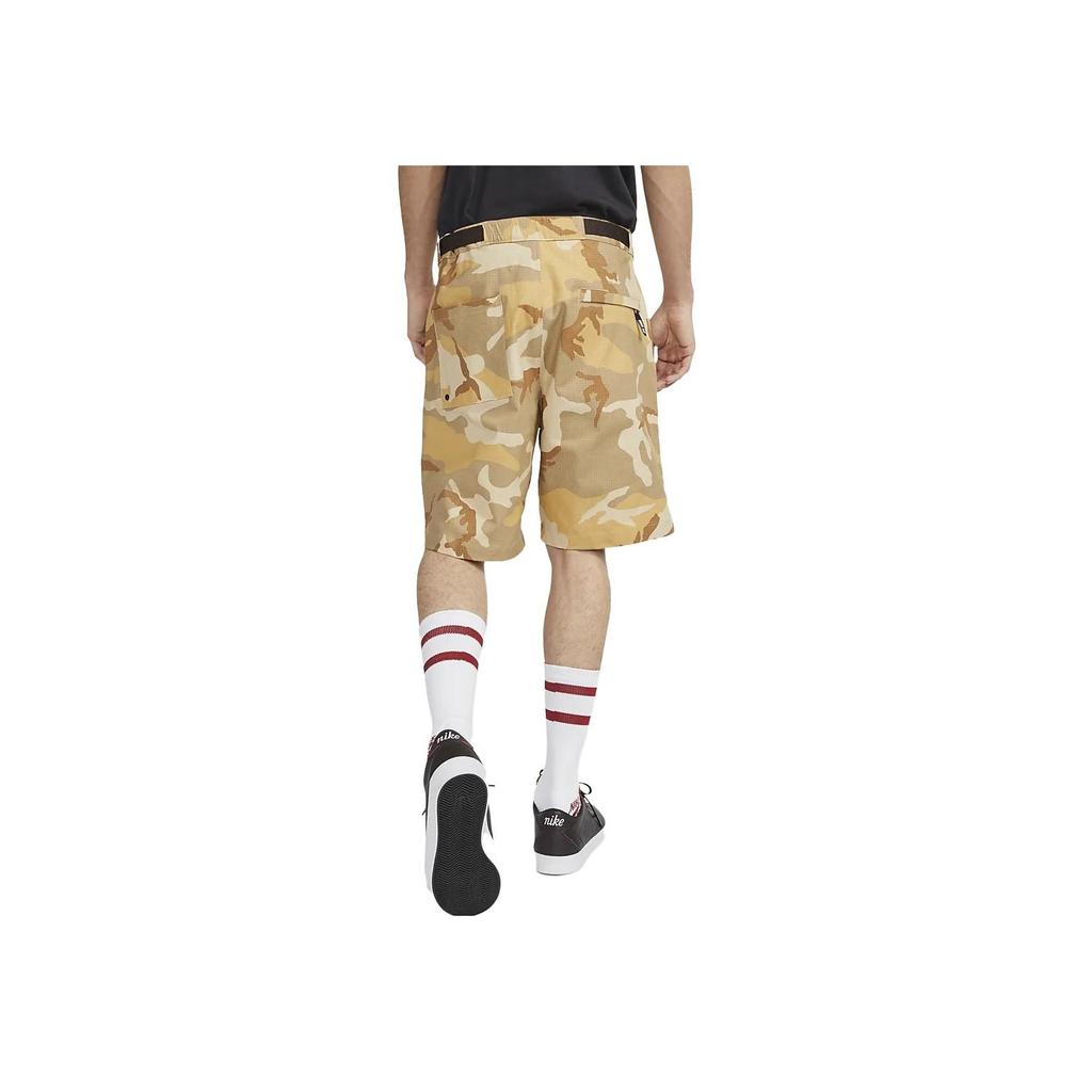 Nike SB Camouflage Print Straight Leg Shorts Men shorts Brown AT9882-248