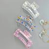 New Women Print Flower Hair Claw Tough Colorful Plastic HairClip Large Size Hair Clamps Crab Hairpin Hair Accessories Girl Gift