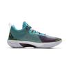 Li Ning Wade Shadow 6 Niedrige Basketballschuhe Herren Blau Grün ABPV021-5