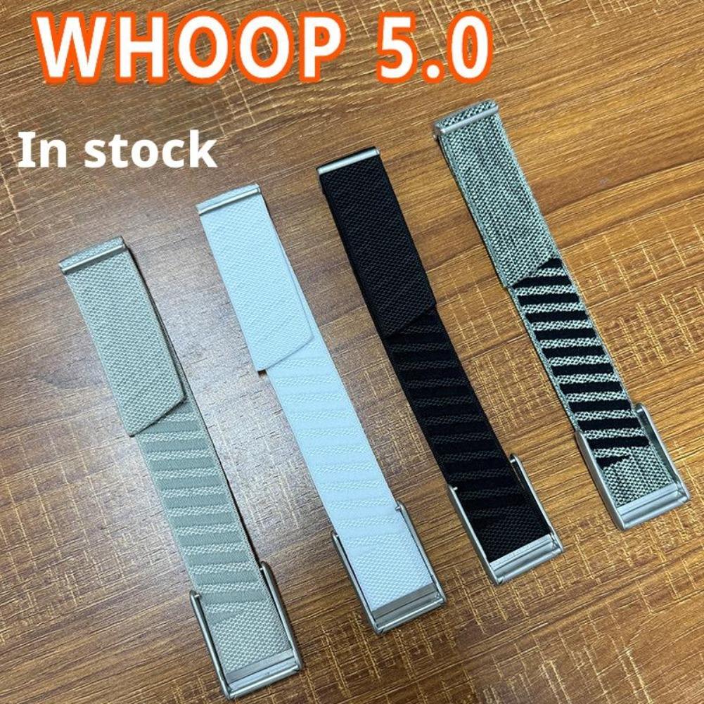 Nylon-Armband für Whoop 5.0 Uhr Fitness Weich Atmungsaktiv Ersatzband Verstellbarer Schutz Sport-Armband Armband Zubehör