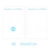A5 A6 Blue To Do/Weekly/Monthly/Grid Refill Loose-leaf Binder Inside Page  Agenda School Stationery