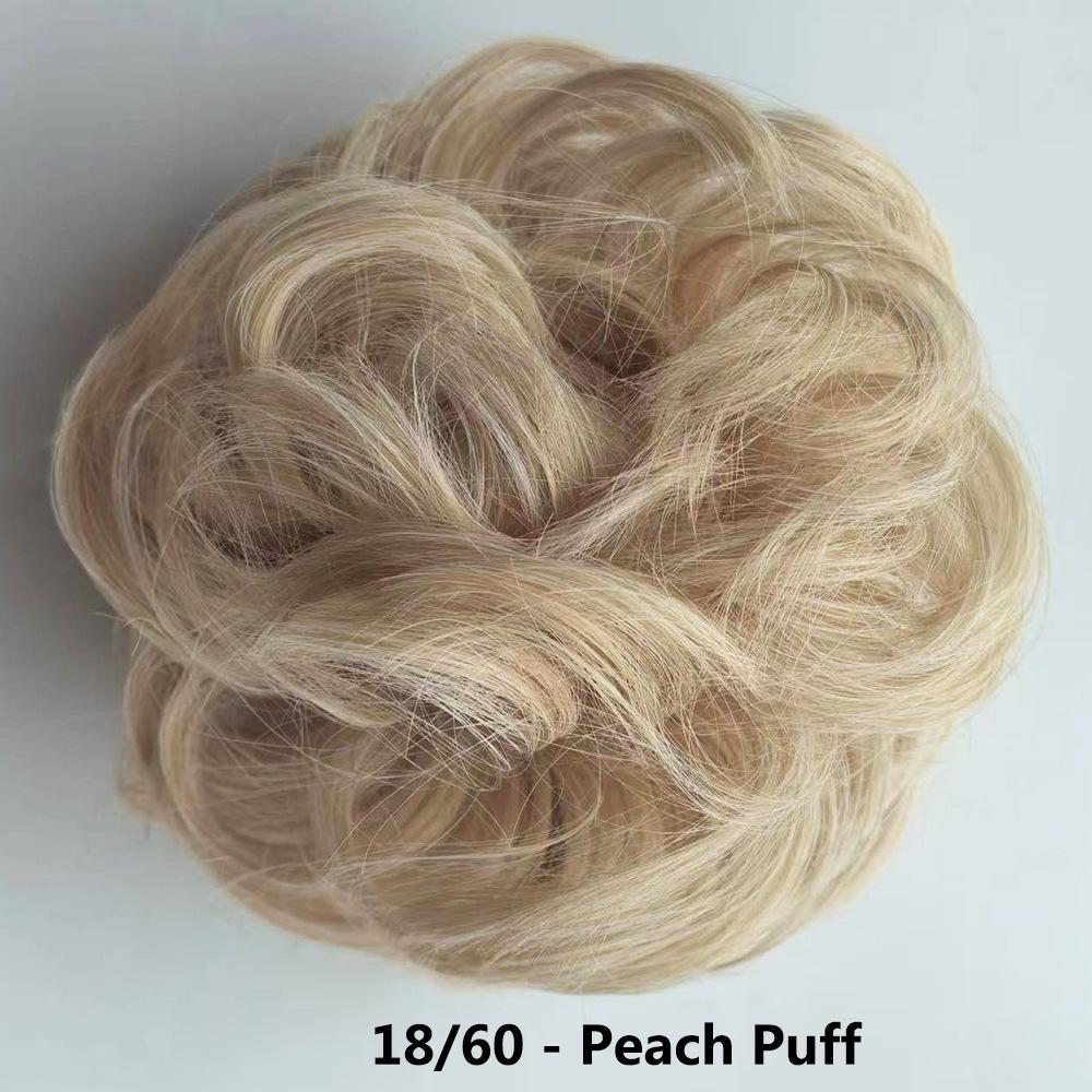 

Европейские и американские модные резинки для волос - Беспорядочные пушистые эластичные резинки для женщин, Пучки и накладки для париков, Прическа «цветочный бутон»