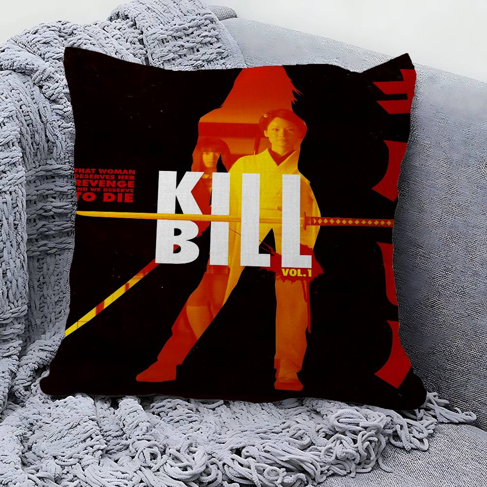 Classic Movie KKill Bill Cushion Cover Inches Farmhouse Decor Home Throw Pillow Covers for Couch Decorations