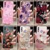 Back Cover For Tecno Spark 8 8T Case Clear Luxury Fashion Aesthetic Butterfly Flower Soft TPU Silicone Phone Case Tecno KG6 KG6k