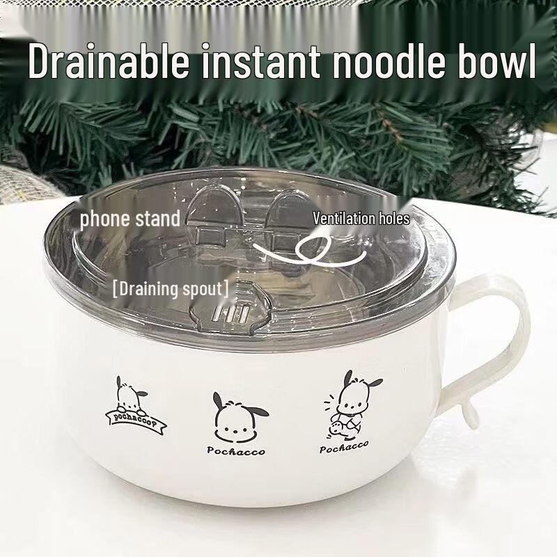 Zhaoran 460ml Stainless Steel Anti-Scald Bowl