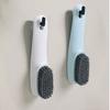 1pc household long handled shoe brush multifunctional brush shoe washing brush bathroom floor hard bristle cleaning brush