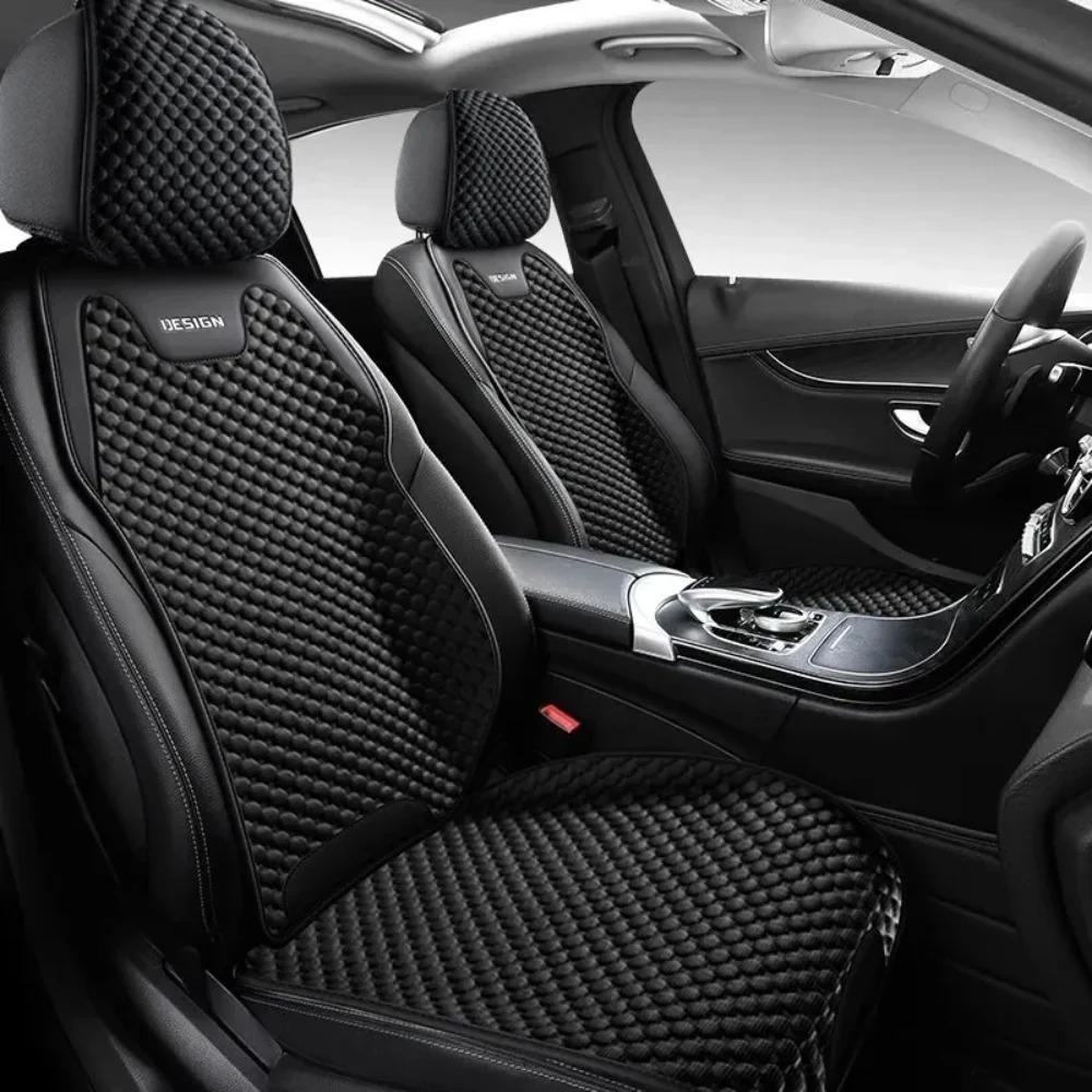 Ice Silk Car Seat Cover Luxury Cooling Auto Cushion Universal Vehicle Chair Protector Washable Car Chair Cover Fit Four Seasons