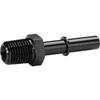 1/4 NPT Male To 5/16" SAE Quick Disconnect Male Push On 1/4 NPT To 5/16"