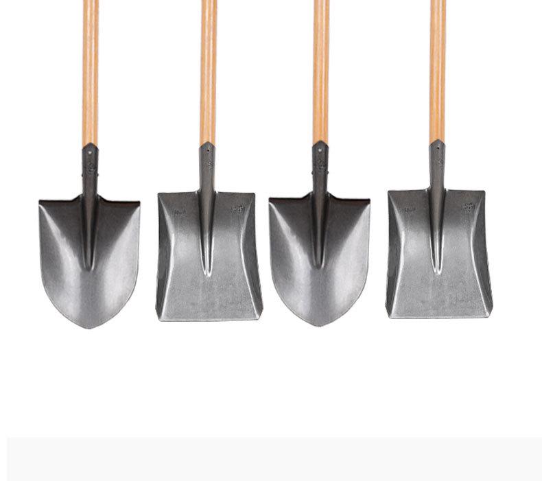 Large Manganese Steel Gardening Shovel for Digging, Planting Trees, Flowers, Vegetables – Thickened Iron for Agricultural Use