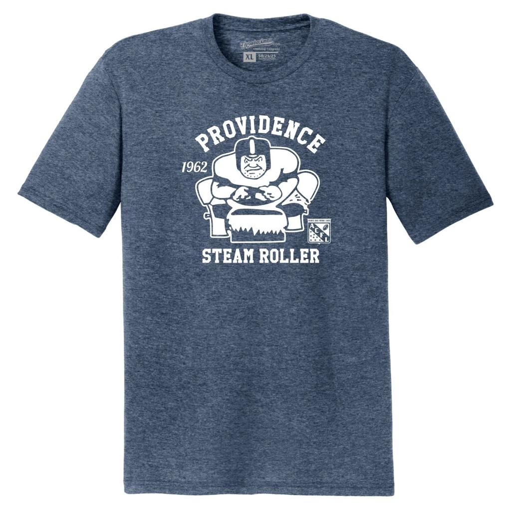 Providence Steam Roller 1962 ACFL Football TRI-BLEND Tee Shirt