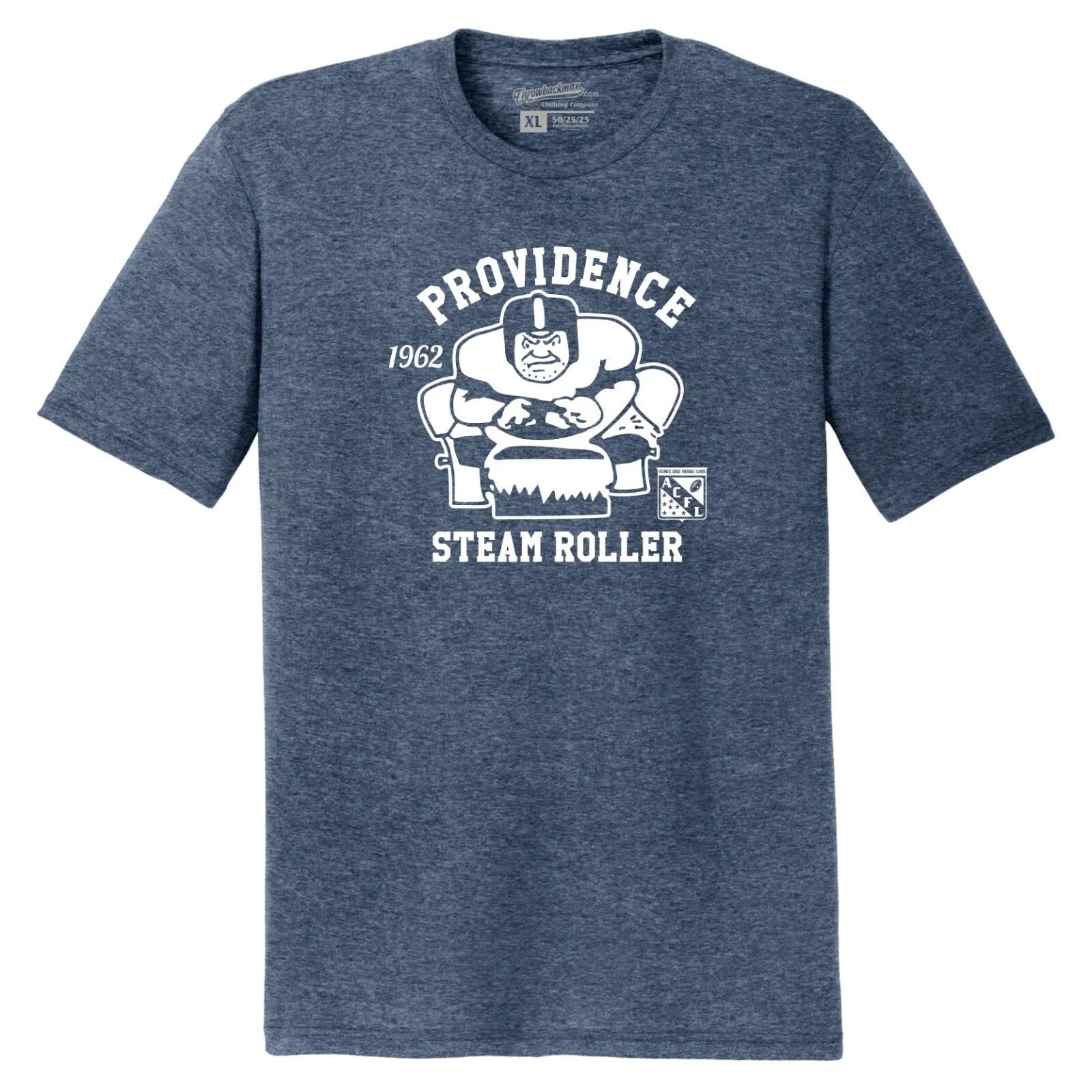 Providence Steam Roller 1962 ACFL Football TRI-BLEND Tee Shirt L
