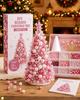 Dream Beaded Christmas Tree Handmade Set Pink