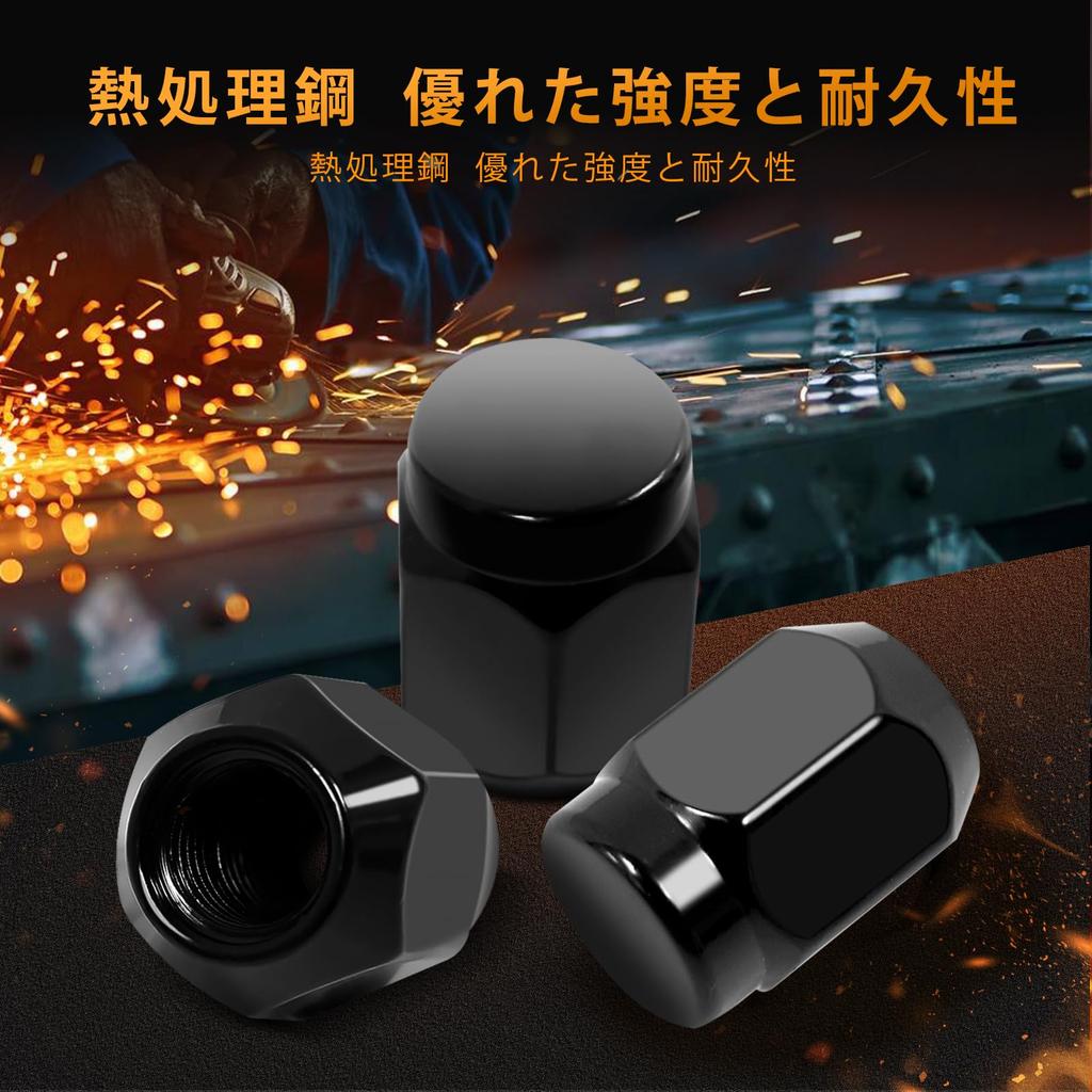 M12 x P1.25 Lug Nuts Automotive Wheel Nut Taper Seat 60° Length 25mm 19HEX
