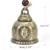 Gift Crafts for Good Luck Lucky Blessing Feng Shui Wind Chime Buddha Statue Pattern Bell Fortune Home Car Hanging Decor