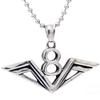 European and American 50MM Cast Lucky Letter 8 Pendant Retro Necklace Clavicle Chain for Men
