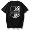 Anime Attack on Titan Print T-Shirt Peripheral Short Sleeve Summer New Men's and Women's Streetwear