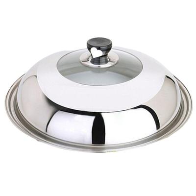 Pokrywka do garnków Przezroczysta, widoczna, szklana i nierdzewna, wymienna pokrywka do garnków do użytku domowego