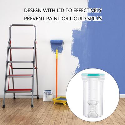 Paint Storage Cups with Lids Airtight Containers Plastic Paint Container Set Portable Storage Bag Set for Leftover Paint