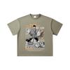 260 GSM Double Yarn 32 Count 100% Cotton Ghibli V3 The Boy The Heron Print Unisex Heavy Cotton T Shirt