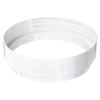 Mobile Air Conditioning Exhaust Duct Connector Circular Sealing Baffle For Panels Supporting Bidirectional Swivel Rotation