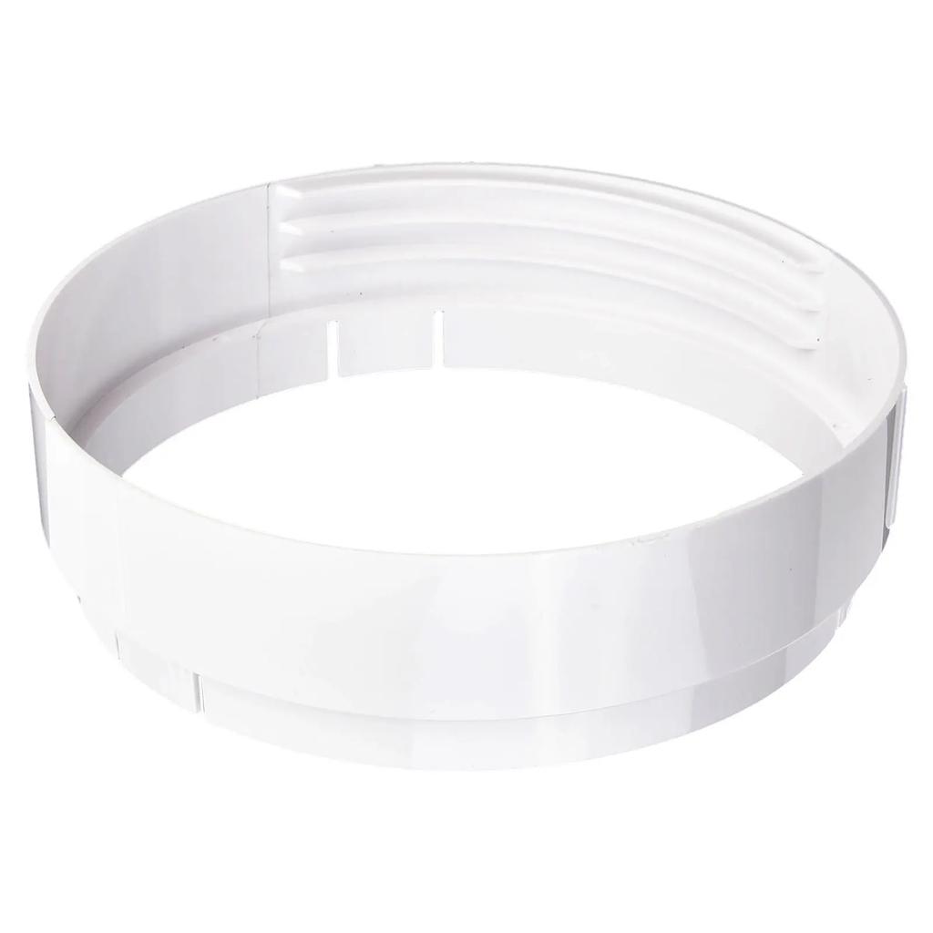 Mobile Air Conditioning Exhaust Duct Connector Circular Sealing Baffle For Panels Supporting Bidirectional Swivel Rotation