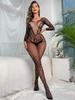 New Fishnet Bodysuit Exotic Erotic Mesh Full Body Stocking Clothes High Elastic One-Piece Tights Lingerie Fashion Sleepwear