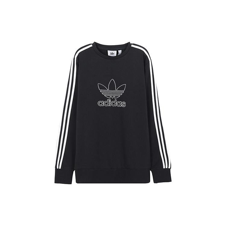 adidas originals Hollow Out Logo Round Neck Black Men s DX4233 M