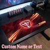 Hull KR Customized Name Text Mouse Pad, Large Desk Mouse Mat Personalized Home Office Present