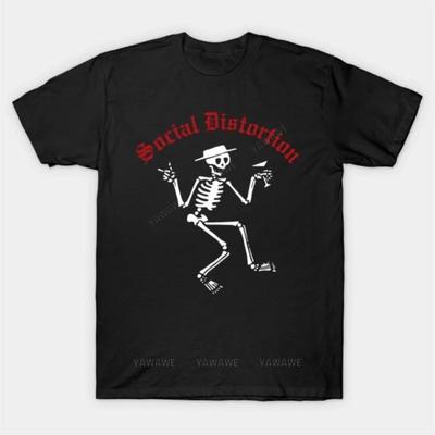 New Arrived Tshirt for Man Graphic T Shirts Social Distortion T Shirt Adult Teeshirt Oversized Classic Short Sleeve Men Tshirt
