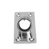 22mm 25mm 60° Handrail 316 Stainless Steel  Fittings Tube Pipe Base Boat Rectangular Base Marine Fitting Boat Hardware