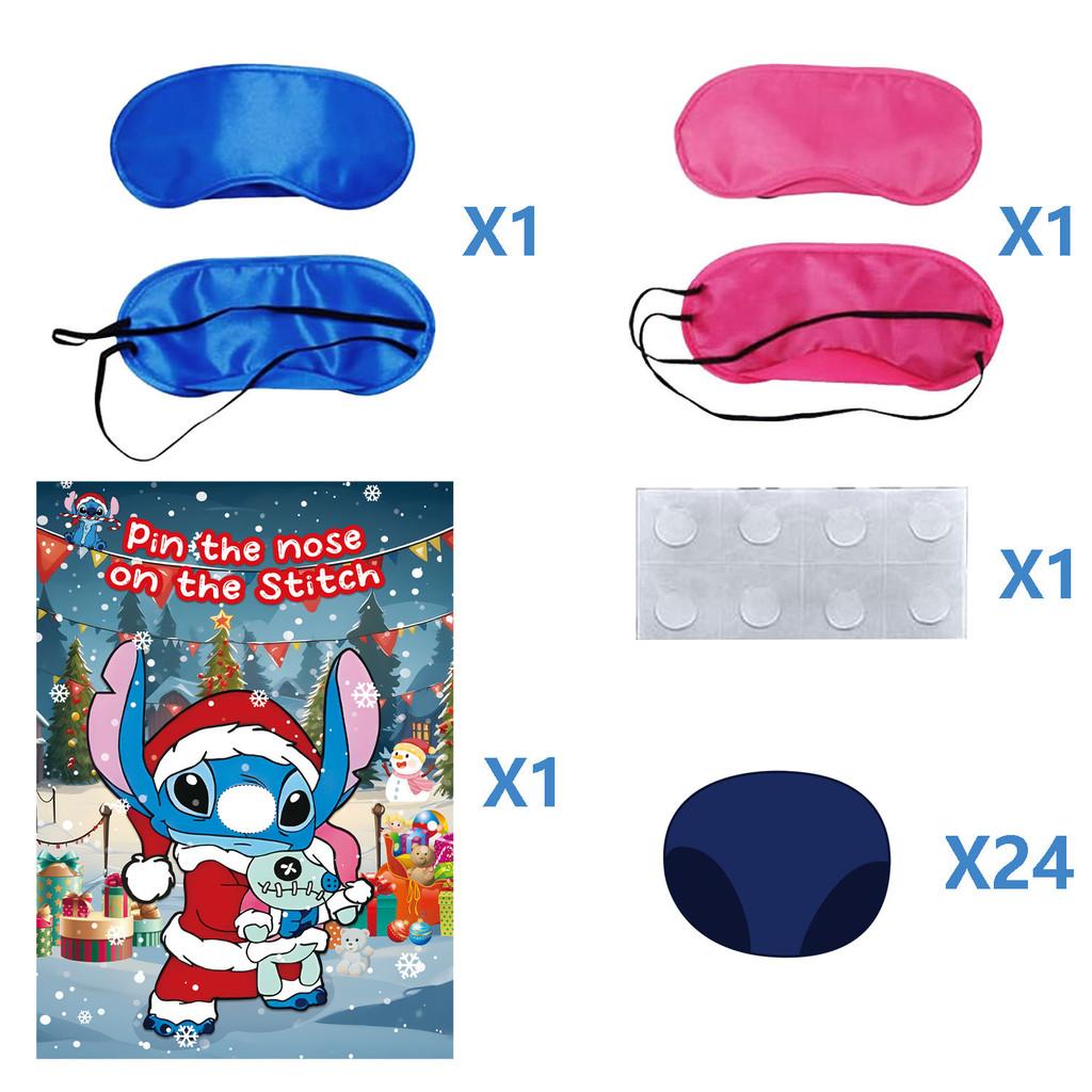 Stitch Party Poster Stickers And Notebook For Childrens Event Decor Room