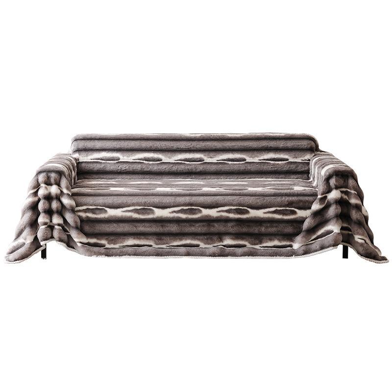 Husă de pluș pentru canapea Universală Iarnă Groasă Lână de iepure Pătură pentru canapea Lux Moale Protector pentru mobilă Husă confortabilă pentru canapea