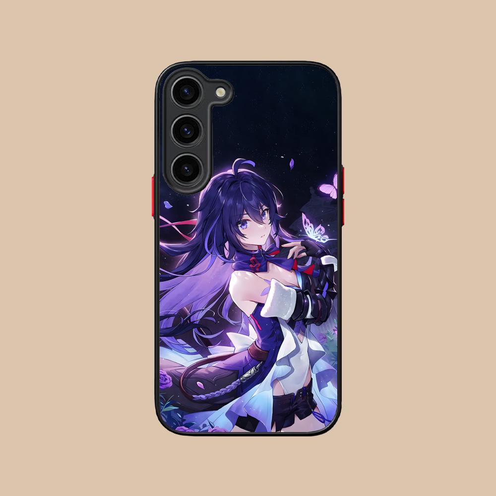HSR Seele Silicone Mobile Phone Case for Samsung Galaxy S26 S25 S24 S23 S22 S21 Plus FE Ultra Colorful Cover