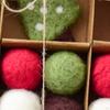 Christmas Felt Balls Decoration Handmade Lightweight Party Gift Ornaments Hanging