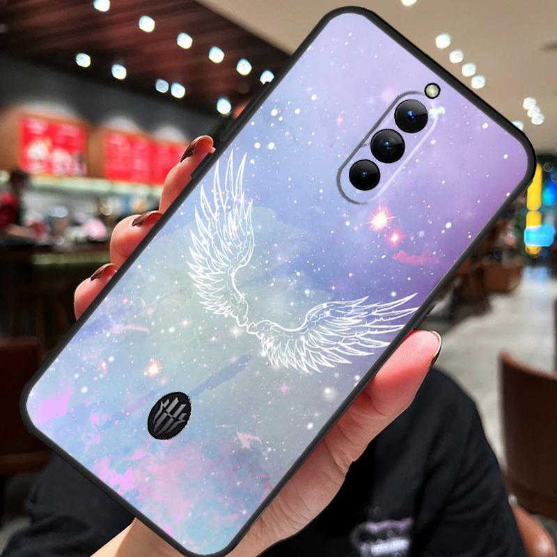 

Fantasy Angel Girl Wings Phone Case For Nubia Red Magic 8 Pro 8S Pro Plus 5G 5S 6S 6R 7S 6 7 9 Pro Plus Back Cover Red Magic 9 Pro Plus