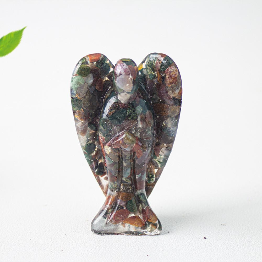 Figura de Ángel de Cristal de Resina con Diseño Hecho a Mano para Decoración del Hogar Idea de Regalo