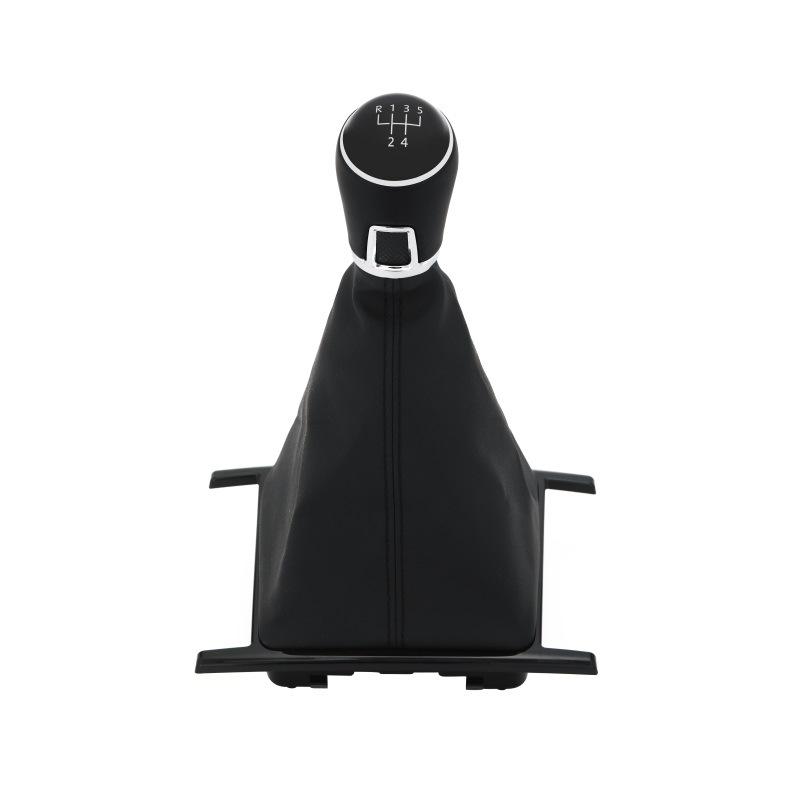 Volkswagen Amarok Black Leather Gear Shift Knob & Dust Cover Set