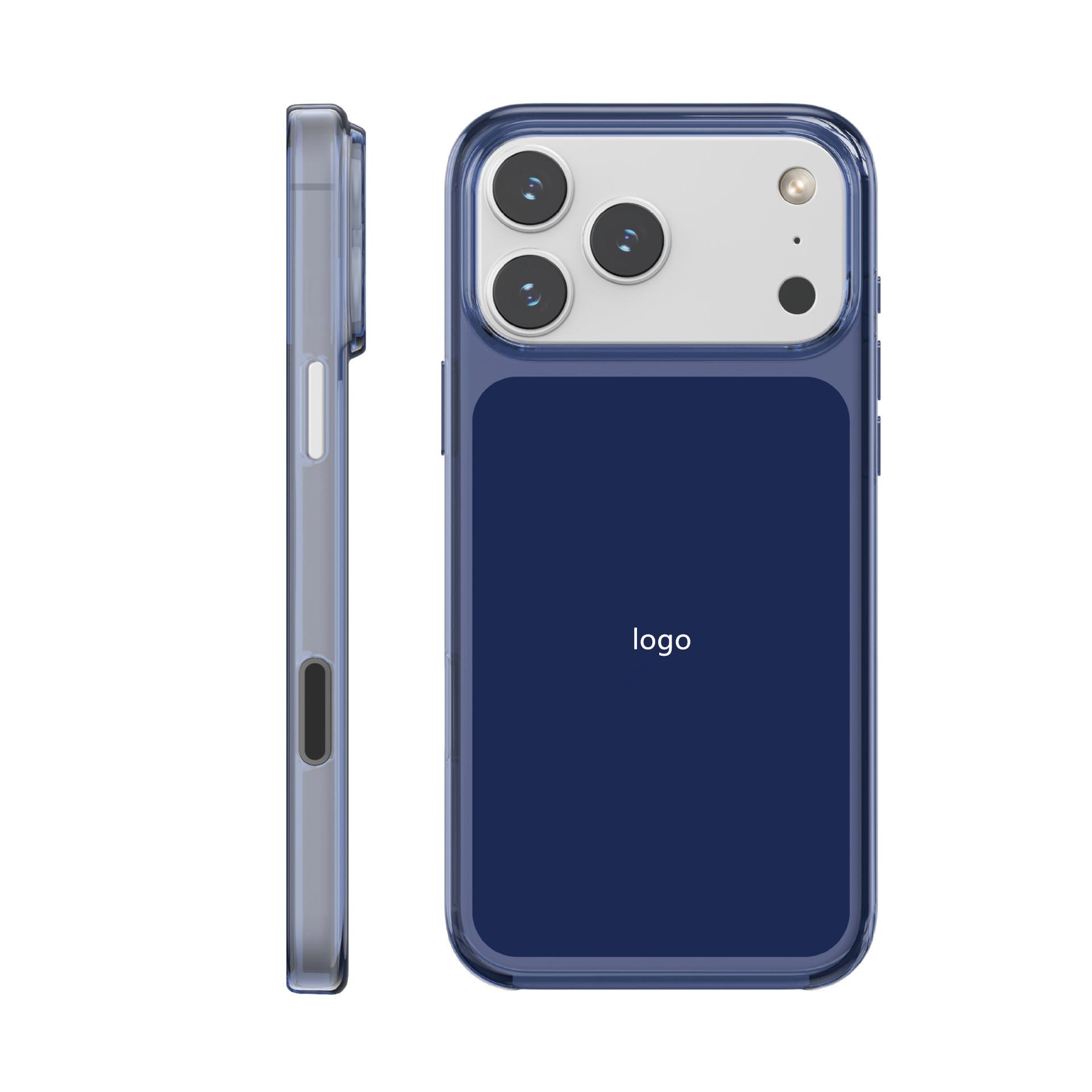 Magsafe-Compatible iPhone 17 Pro Max Transparent Case with Magnetic Suction and Animated AI Buttons iPhone 17 with magnetic animation packaging