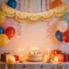 Scalloped Fringe Banners for Glittering Birthday Parties Glittering Decoration Photo Booth Backdrop PET Party Deck