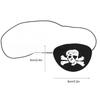 1Pcs Felt Pirate Eye Skull Eye Skeleton Captain Eye Mask Pirate Theme Decor