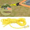 4Pcs Outdoor Durable Reflective Wind Rope Fixing Accessory with Buckle for Tent Awning