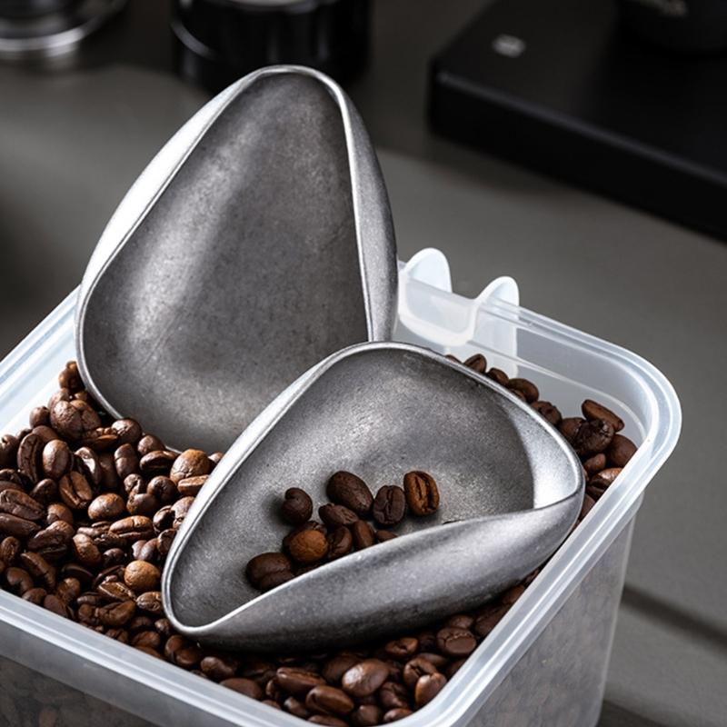 Coffee Measuring Dish with Integrated Scale Metal Multifunctional Home Accessory Coffee Dosing Tray for Measuring Use