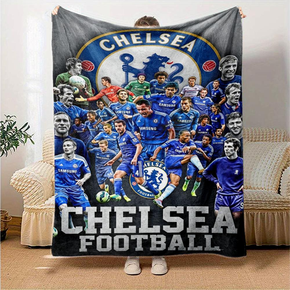 Chelsea Fc Football Player Blanket Ultrasoft Suitable For Office Picnics Chair Four Seasons Universal Digital Print