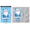 Christmas Blue Snowman Window Stickers Santa Claus Bird Snowflake Elk Ornaments Merry Christmas Happy New Year