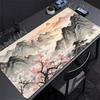 Landscape Ink Painting Mouse Pad Watercolor Mountain View Desk Mat NonSlip Waterproof Smooth For Office Home Desktop Decoration