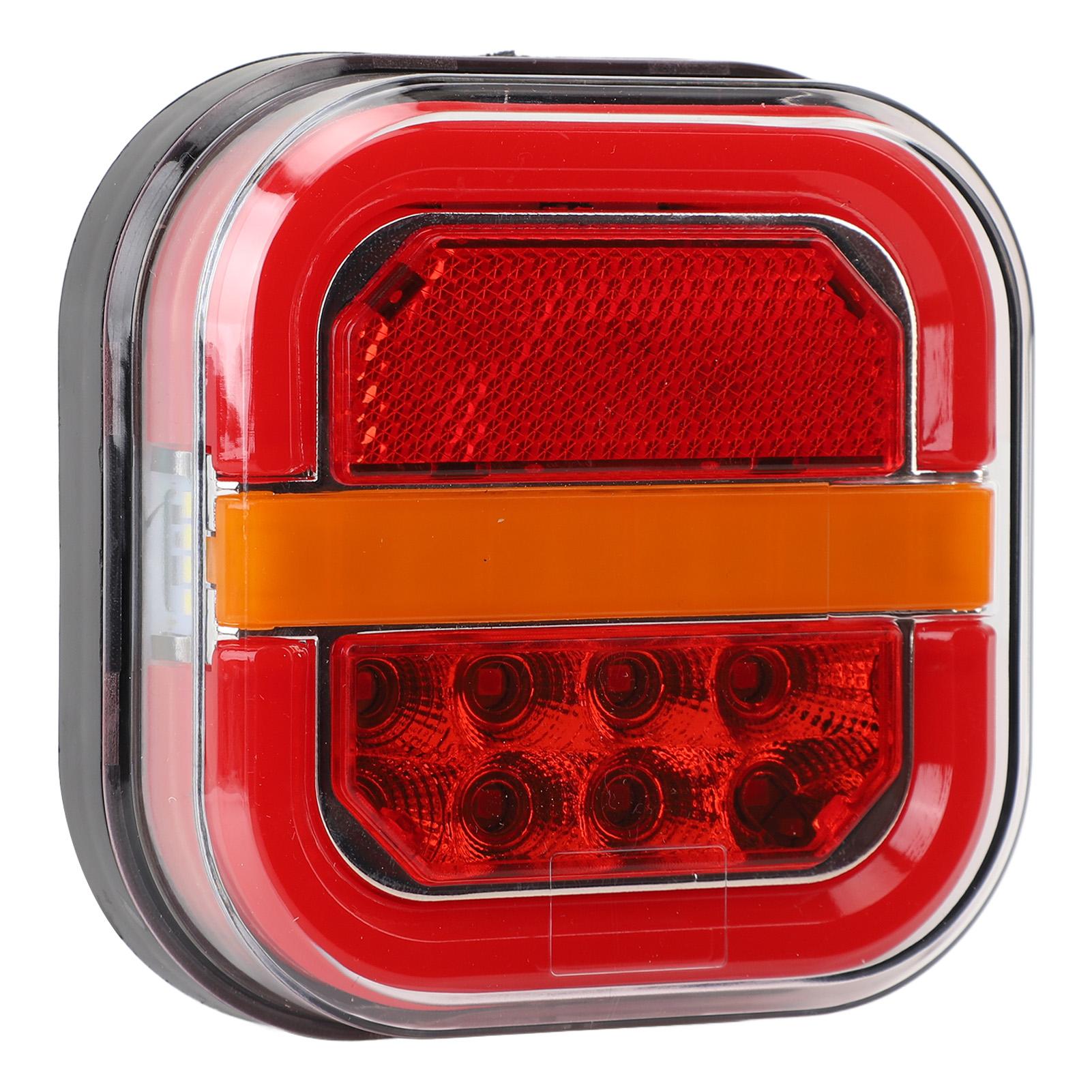 

28 светодиодных стоп-маркерных огней Задний фонарь прицепа Водонепроницаемый Указатель поворота Габаритный огонь Задний ход Стоп-сигнал для автомобиля грузовика Левый