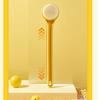 Universal Cute Duck Bathing Brush Long Handle Yellow Boby Rubbing Tool Hang Hole Soft Bristles Shower Scrubber Kids