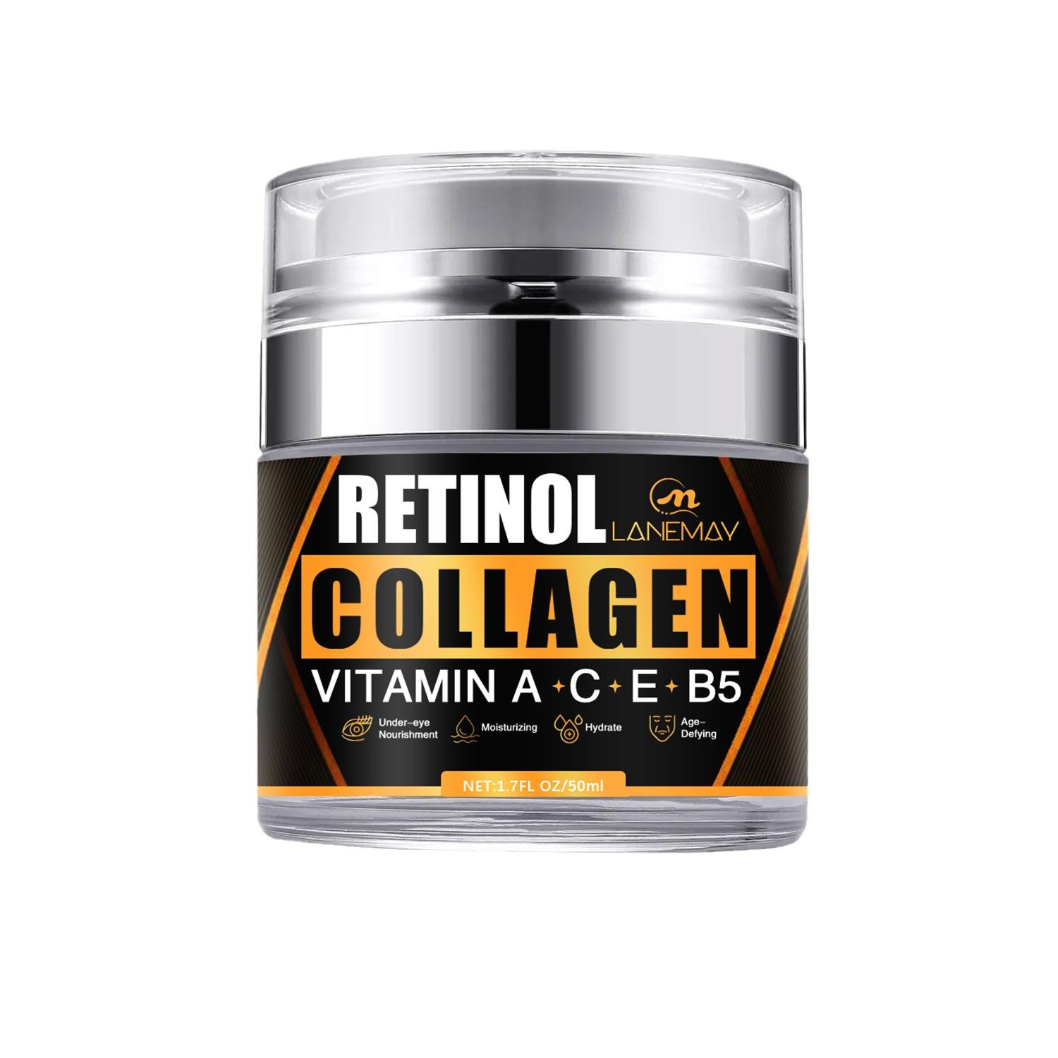 

Крем для сияния кожи с ретинолом и витамином А Увлажняющий Питательный Восстанавливающий Крем против морщин Средства по уходу за кожей 50ml